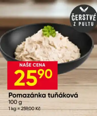 Hruška Pomazánka tuňáková nabídka