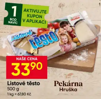 Hruška Listové těsto nabídka