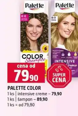 Terno PALETTE COLOR intensive creme 1ks šampon nabídka