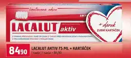 Terno LACALUT AKTIV 75 ML + KARTÁČEK nabídka