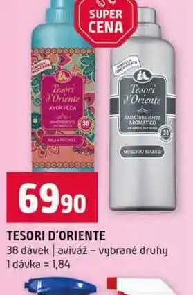 Terno TESORI D'ORIENTE 38 dávek aviváž vybrané druhy nabídka