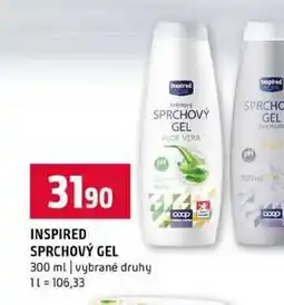 Terno INSPIRED SPRCHOVÝ GEL 300 ml vybrané druhy nabídka