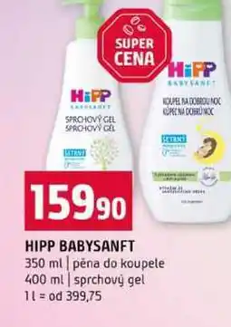 Terno HIPP BABYSANFT 350 ml pěna do koupele 400 ml sprchový gel nabídka