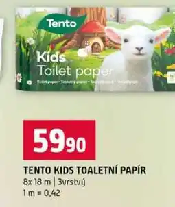 Terno TENTO KIDS TOALETNÍ PAPÍR 8x 18 m 3vrstvý nabídka