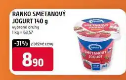 Terno RANKO SMETANOVÝ JOGURT 140 g vybrané druhy nabídka