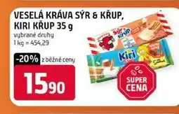 Terno VESELÁ KRÁVA SÝR & KŘUP, KIRI KRUP 35 g vybrané druhy nabídka