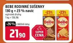 Terno BEBE RODINNÉ SUŠENKY 130 g + 23% navíc vybrané druhy nabídka