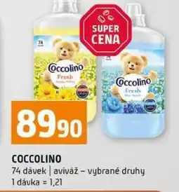 Terno COCCOLINO 74 dávek aviváž vybrané druhy nabídka