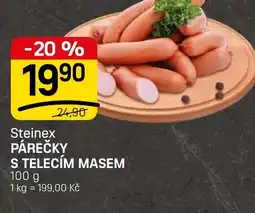 Flop Steinex Párečky s telecím masem nabídka