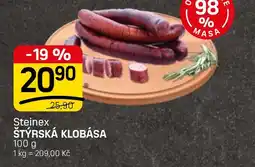 Flop Steinex Štýrská klobása nabídka