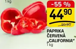 Flop Paprika červená ,,California" nabídka