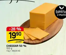 Flop Cheddar 50 % nabídka