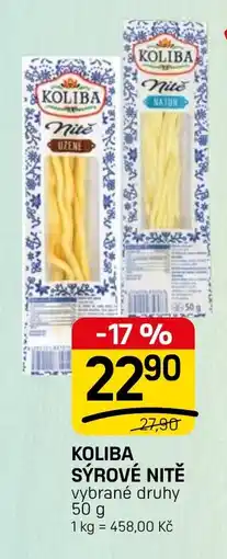 Flop Koliba Sýrové nitě nabídka