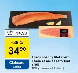 Tesco Losos obecný filet s kůží nabídka
