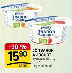 Flop Madeta Jč tvaroh a jogurt nabídka
