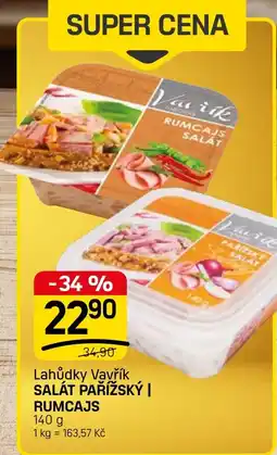Flop Lahůdky Vavřík Salát pařížský / rumcajs nabídka