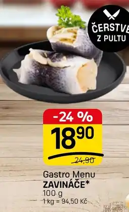 Flop Gastro menu Zavináče nabídka