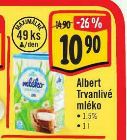 Jip Trvanlivé mléko nabídka