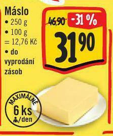 Jip Máslo nabídka