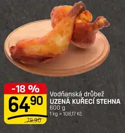 Flop Vodňanská drůbež Uzena kuřecí stehna nabídka