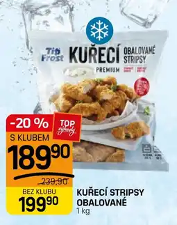 Flop Kuřecí stripsy obalované nabídka