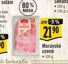 Jip Moravské uzené nabídka