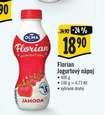 Jip Florian jogurtový nápoj nabídka