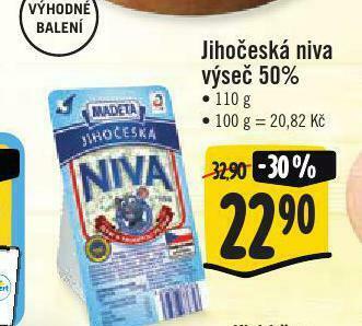 Jip Jihočeská niva nabídka