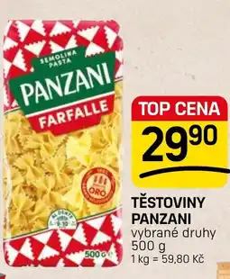 Flop Těstoviny Panzani nabídka