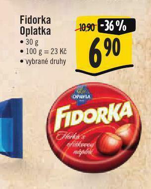 Jip Fidorka oplatka nabídka