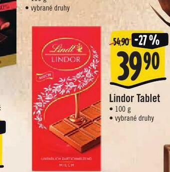 Jip Lindor tablet nabídka