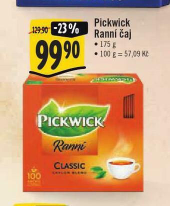 Jip Pickwick ranní čaj nabídka