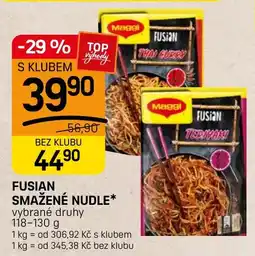 Flop Fusian smažené nudle nabídka