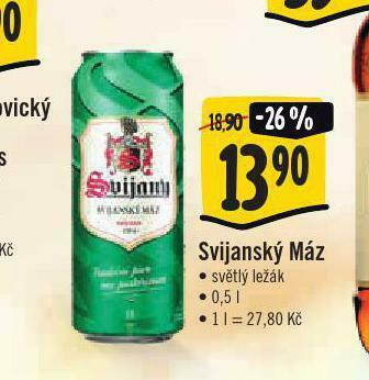 Jip Pivo svijanský máz nabídka