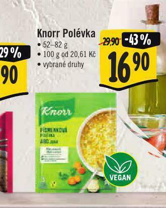 Jip Knorr polévka nabídka