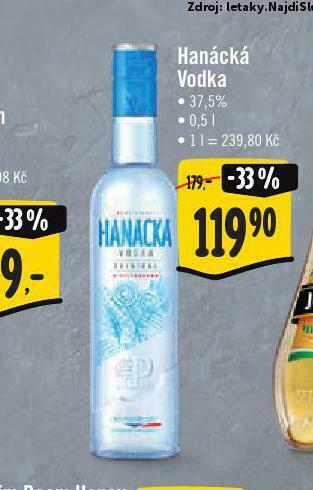 Jip Hanácká vodka nabídka