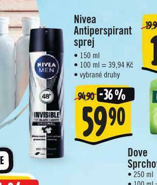 Jip Nivea antiperspirant nabídka