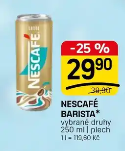 Flop Nescafé Barista nabídka
