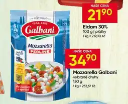 Hruška Galbani Mozzarella nabídka