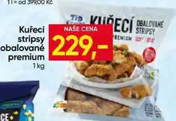 Hruška Tip Frost Kuřecí stripsy obalované premium nabídka