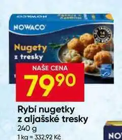 Hruška NOWACO Rybí nugetky z aljašské tresky nabídka