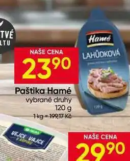 Hruška Hamé Paštika 120g, vybrané druhy nabídka
