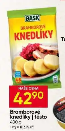 Hruška Bask Bramborové knedlíky těsto nabídka