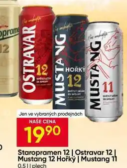 Hruška Ostravar 12 0.5l plech nabídka