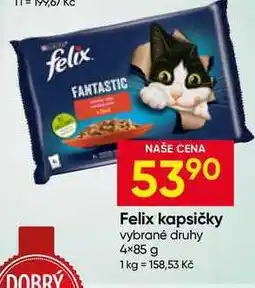 Hruška Felix kapsičky vybrané druhy 4× nabídka