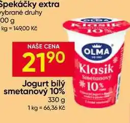 Hruška OLMA Klasik Smetanový Jogurt bílý 10% nabídka