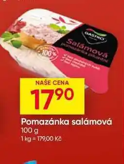 Hruška GASTRO Pomazánka salámová nabídka