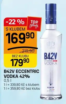 Flop B42V Eccentric vodka 42% nabídka