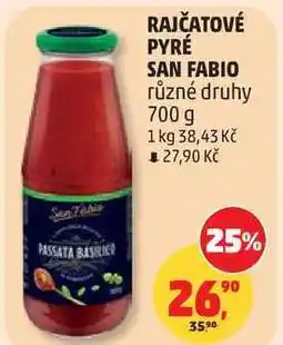 Penny Market RAJČATOVÉ PYRÉ SAN FABIO různé druhy nabídka