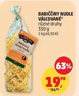Penny Market BABIČČINY NUDLE VÁLCOVANÉ různé druhy nabídka
